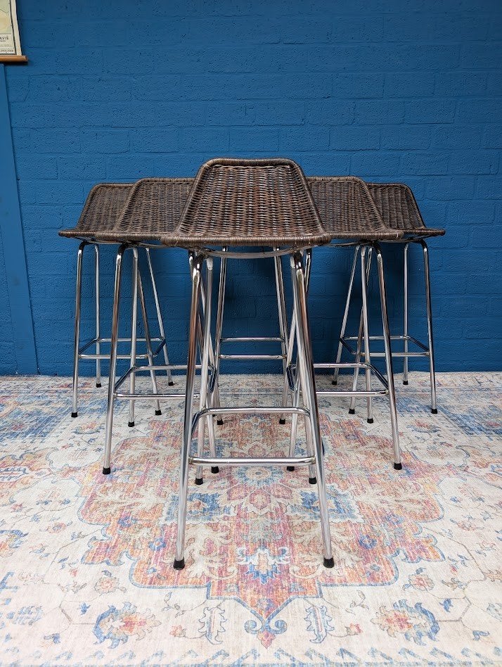 Vintage Barkruk, Rohé Noordwolde, Jaren 60, Verzamelen, Ophalen, Huis en Inrichting