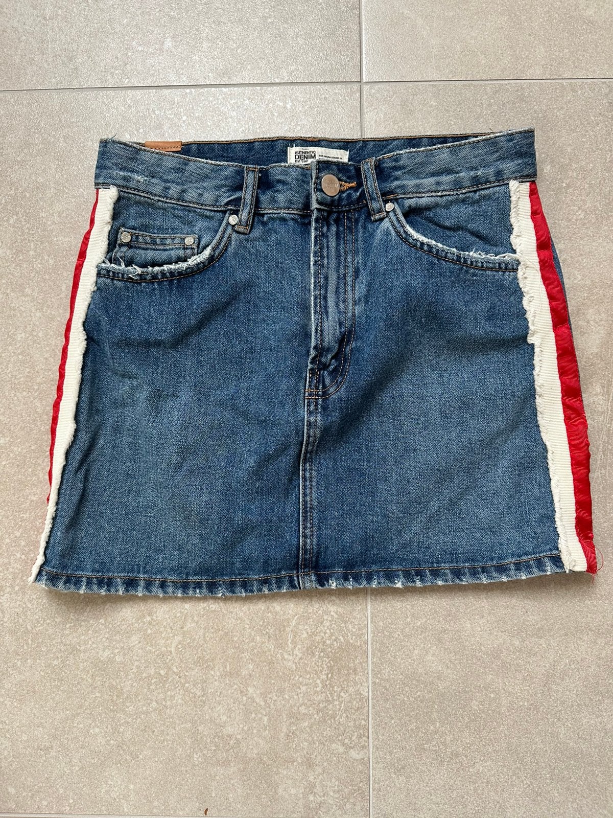 Spijkerrokje maat xs, Blauw, Ophalen of Verzenden, Zo goed als nieuw, Maat 34 (XS) of kleiner