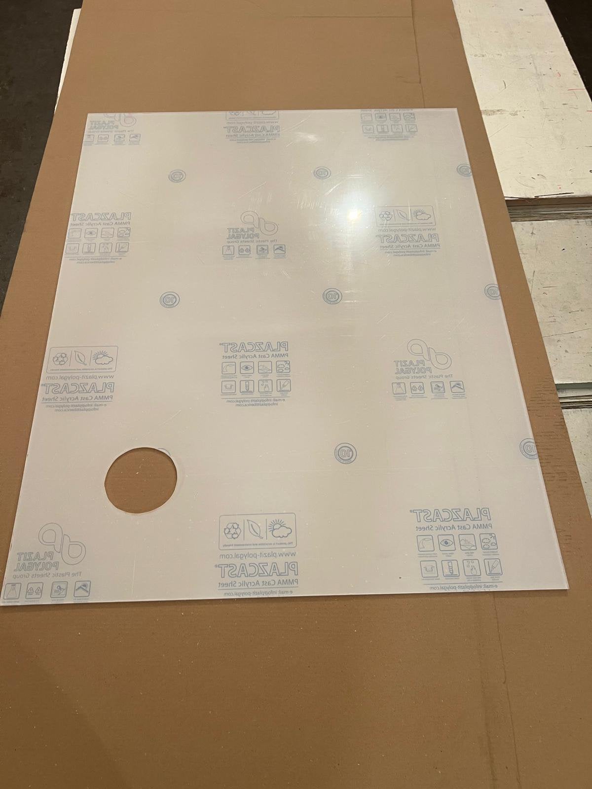 Plexiglas raamplaat op maat voor mobiele airco | 4 mm & 5 mm, Ophalen, Nieuw