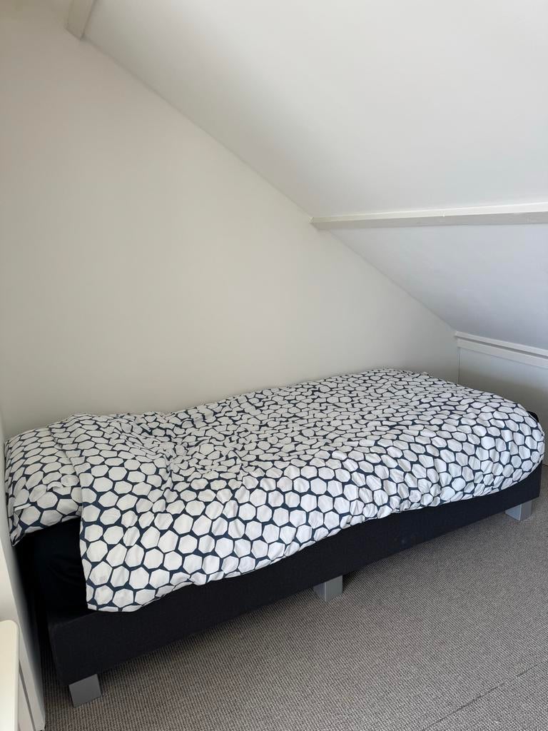 Eenpersoons boxspring onderstel (gratis af te halen), Ophalen, Gebruikt, 90 cm, Eenpersoons