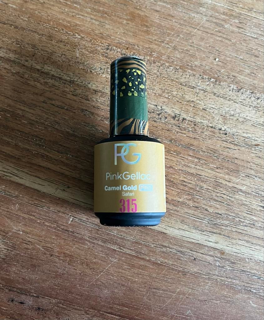 PinkGellac Camel Gold PBB Safari 315 - 1x gebruikt, Sieraden, Tassen en Uiterlijk, Uiterlijk | Cosmetica en Make-up, Gebruikt