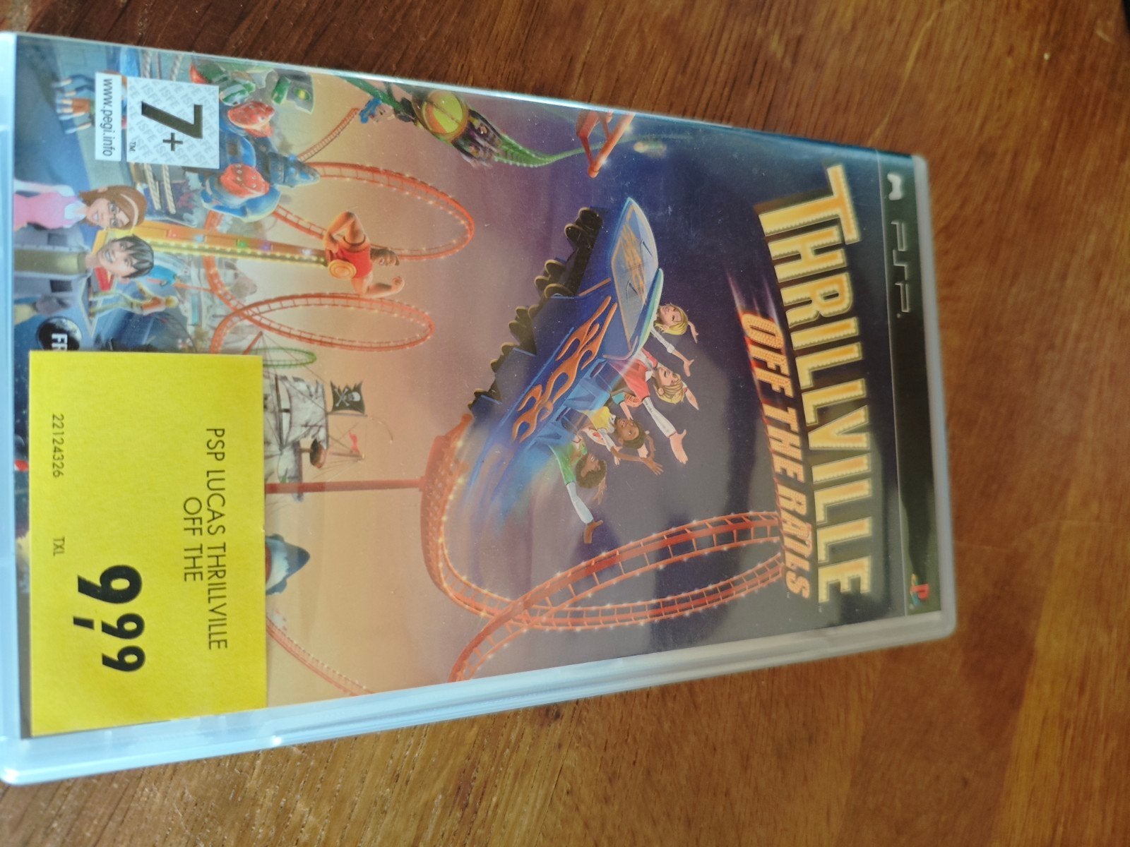 Thrillville Off the Rails PSP - Pretpark Avontuur, 1 speler, Ophalen of Verzenden, Zo goed als nieuw, Vanaf 7 jaar