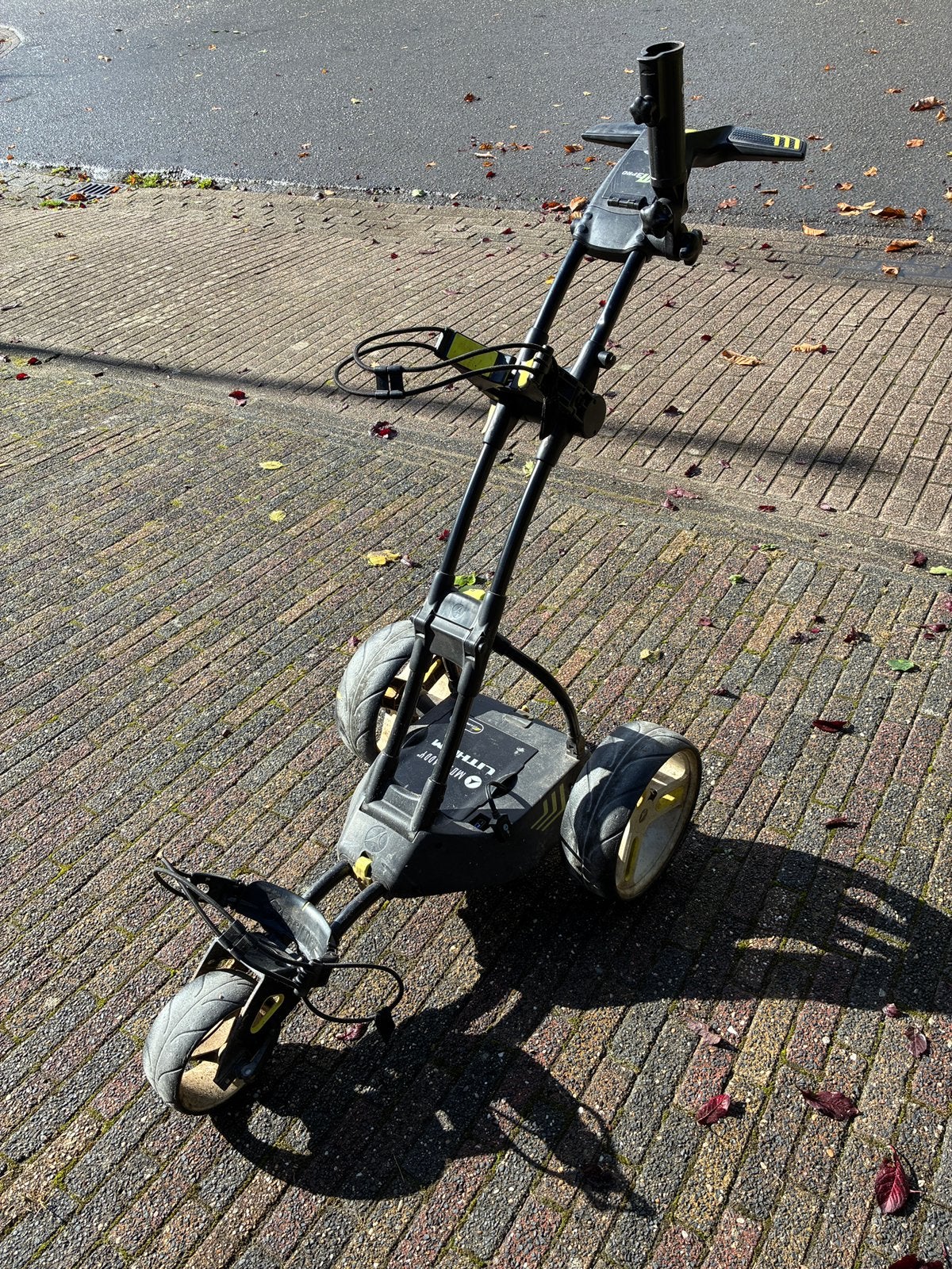 Accu golftrolley M3pro, Ophalen, Gebruikt, Golfkar, Overige merken