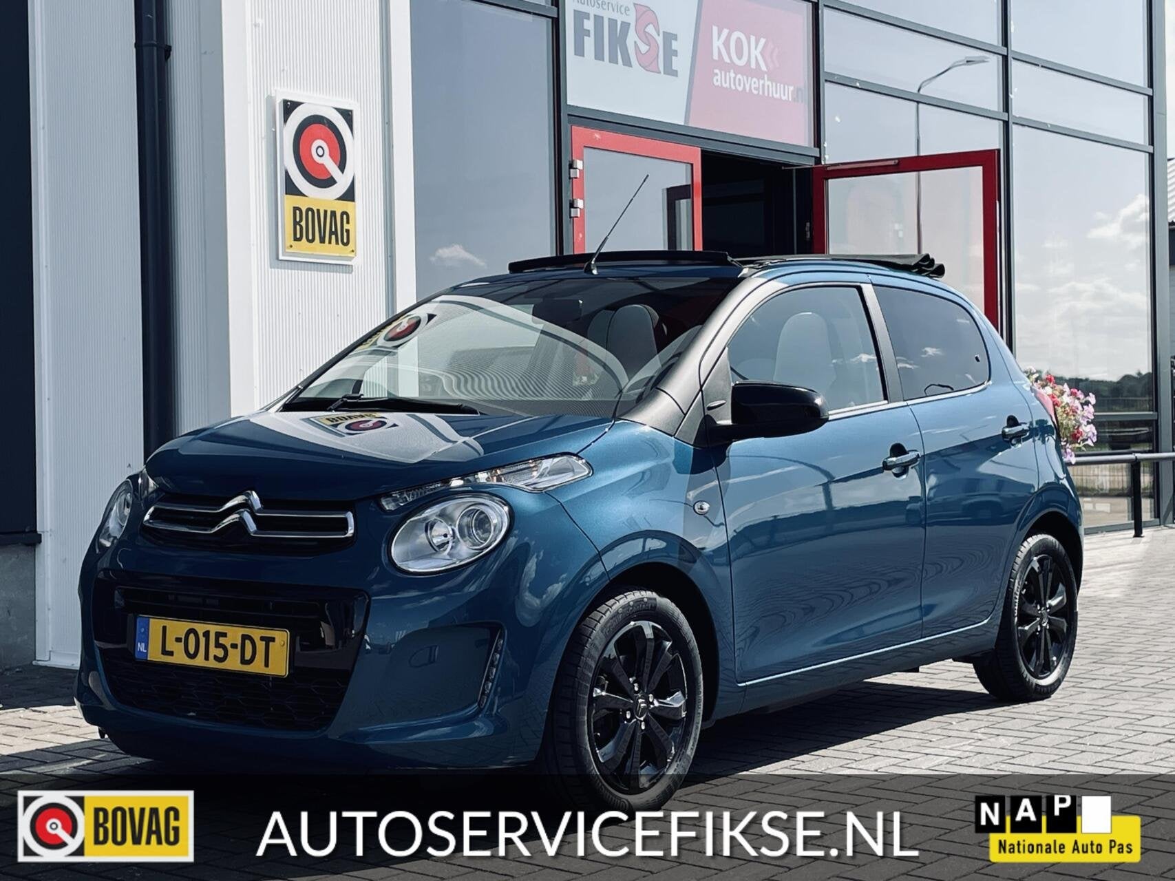 Citroen C1 1.0 VTi AIRSCAPE SHINE | CABRIO DAK | 1e EIGENAAR, Voorwielaandrijving, Gebruikt, C1, Origineel Nederlands