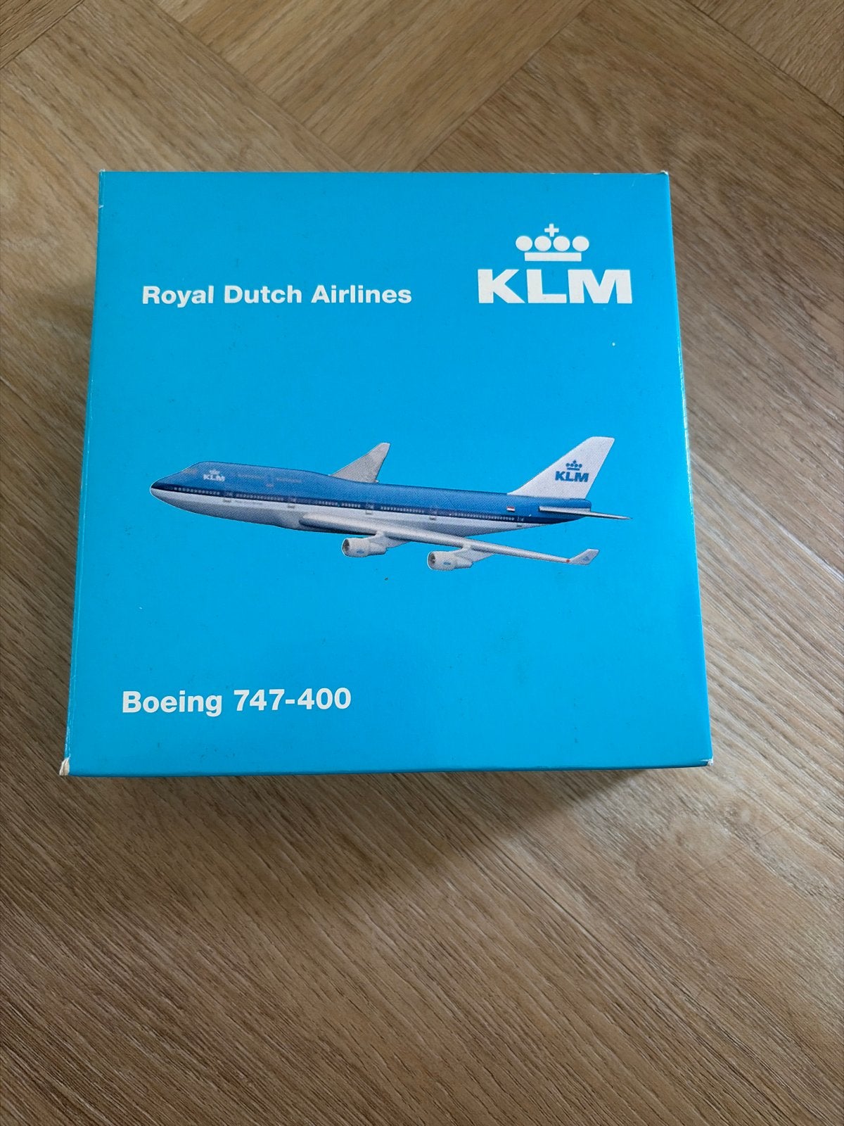 KLM Boeing 747-400 schaalmodel - Herpa Wings, Overige merken, 1:200 of kleiner, Ophalen of Verzenden, Zo goed als nieuw