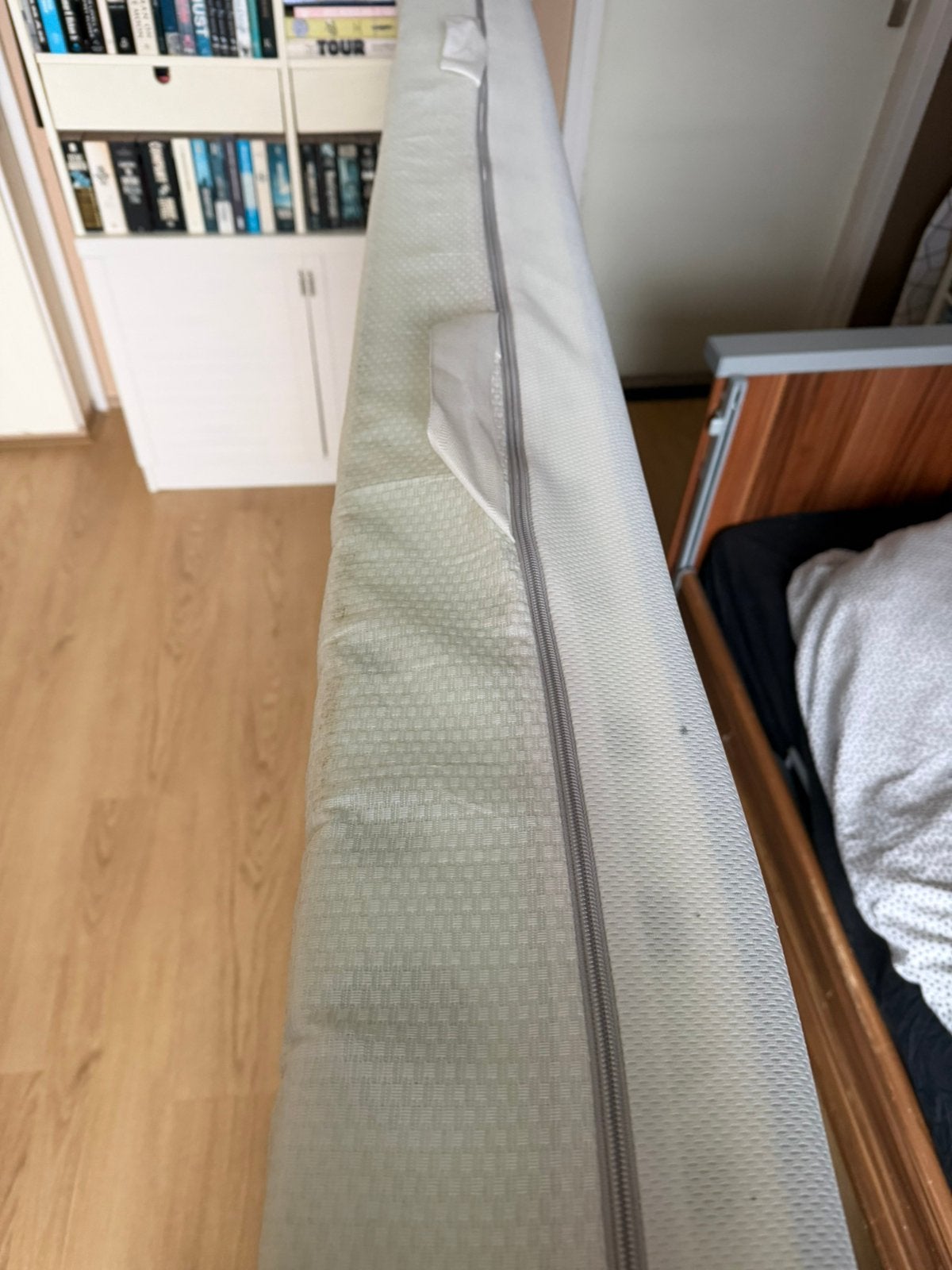 Emma one matras, Ophalen, Eenpersoons, 210 cm, Zo goed als nieuw