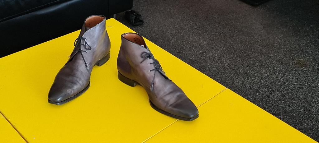 Francesco bejanie half hoog schoenen met donker grijze 43, Kleding | Heren, Schoenen, Overige kleuren, Francesco bejanie, Verzenden