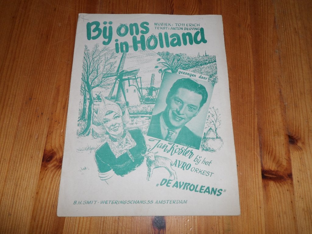 Bij ons in holland - tom erich / anton beuving, Gebruikt, Gitaar, Ophalen of Verzenden, Artiest of Componist