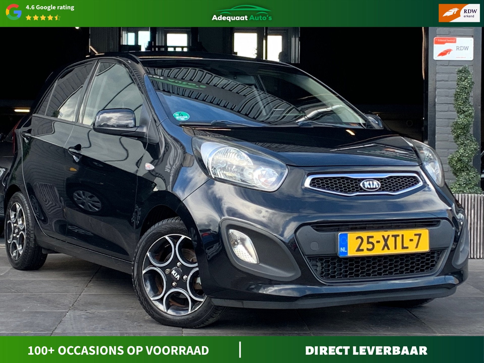 Kia Picanto 1.0 CVVT Comfort Pack|2e eig|NAP|Airco|El.Ramen, Voorwielaandrijving, Euro 5, Stof, Gebruikt