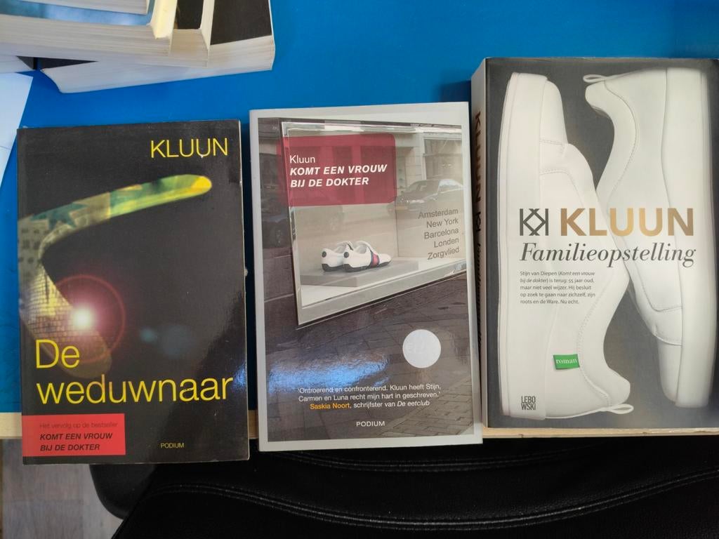 Kluun: De Weduwnaar, Komt een Vrouw bij de Dokter, Fa, Ophalen of Verzenden, Gelezen, Kluun, Nederland
