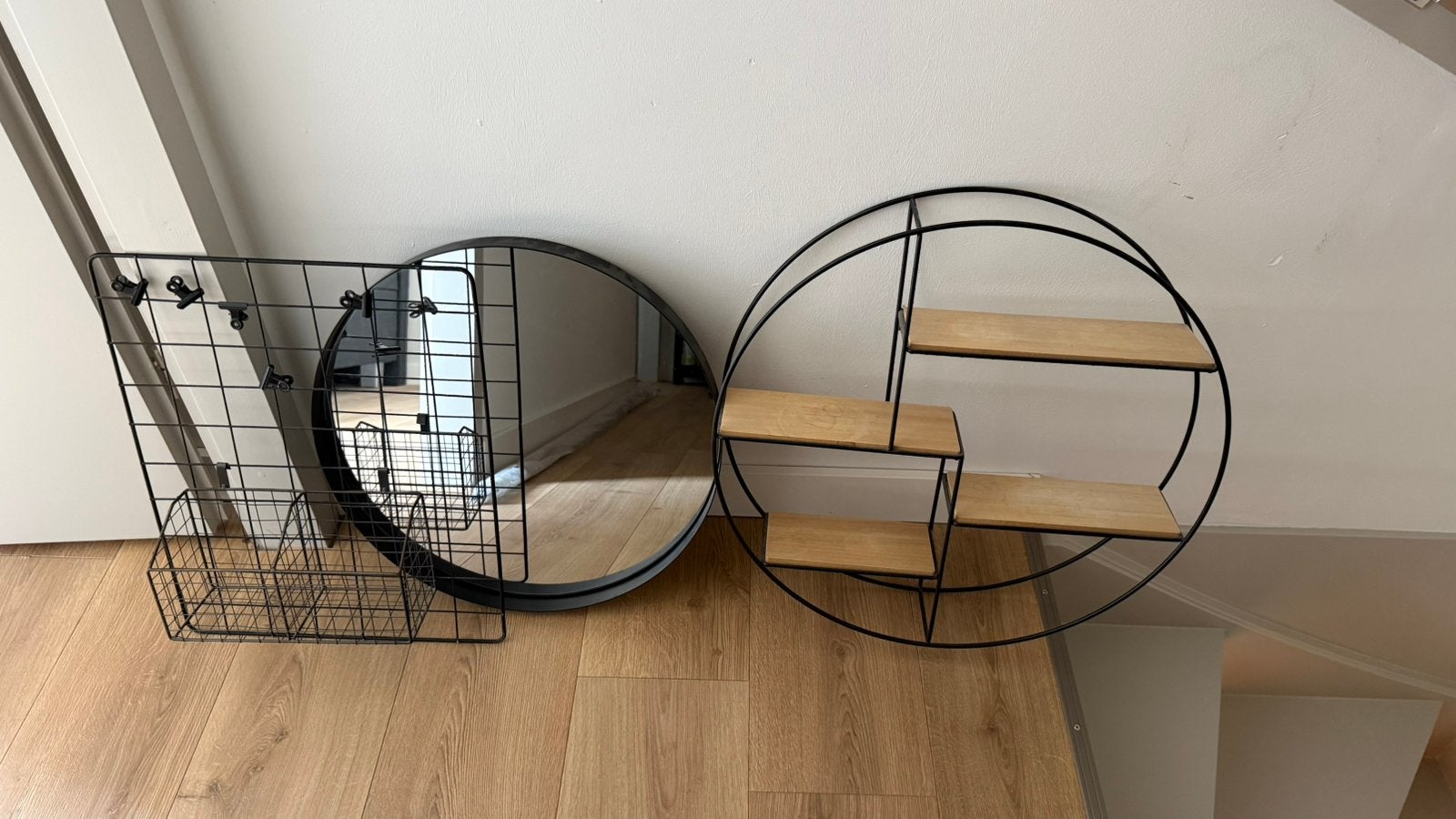 Set van 3 leuke wanddecoraties, Huis en Inrichting, Woonaccessoires | Wanddecoraties, Ophalen, Zo goed als nieuw