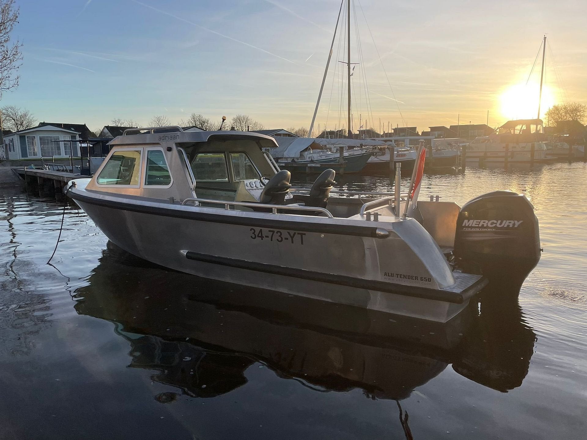 Foto 7 van Van vossen alu tender 650 mercury 115pk efi