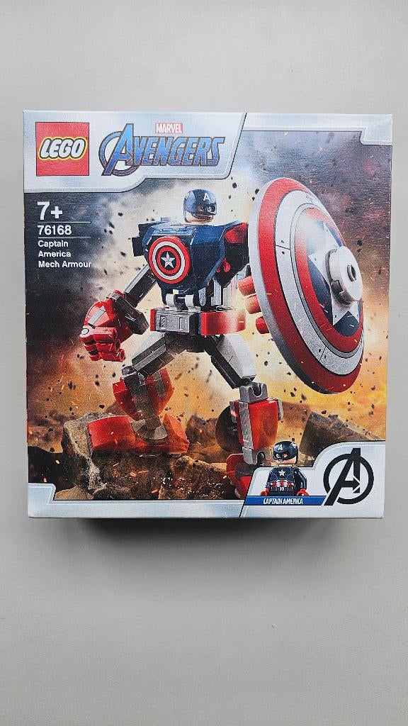 🎁 Lego Marvel 76168- Captain America Mecha 🎁, Ophalen of Verzenden, Nieuw, Lego