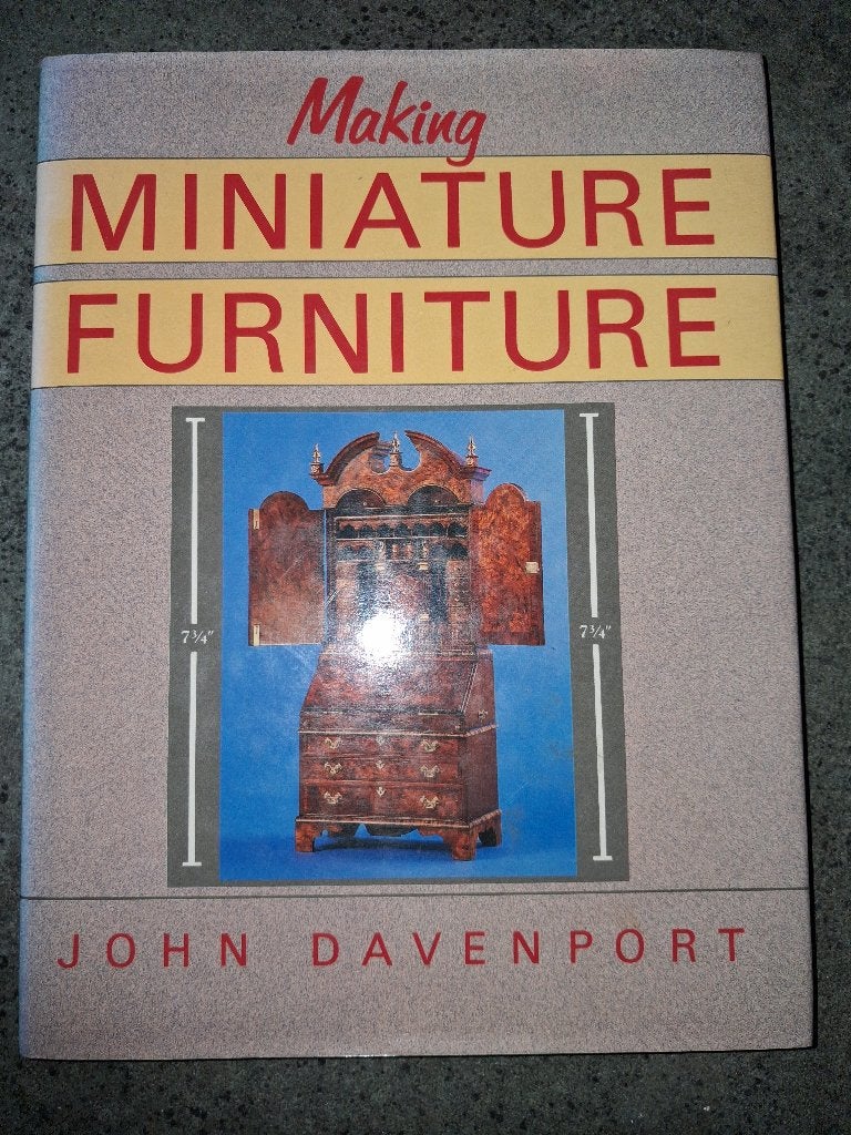Maling Miniature Furniture., Houtbewerking, Ophalen of Verzenden, Zo goed als nieuw, John Davenport