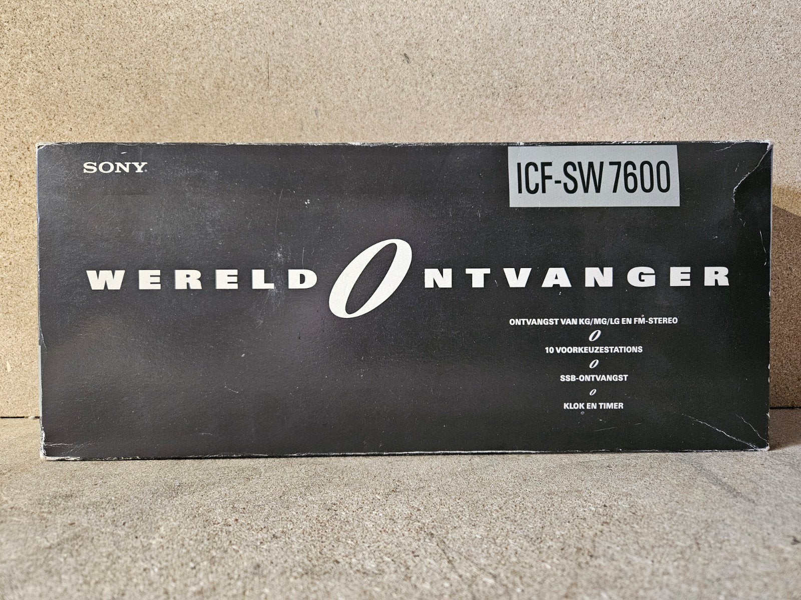 Sony ICF-SW7600 Wereldontvanger  (lees tekst), Audio, Tv en Foto, Radio's, Ophalen, Gebruikt, Wereldontvanger
