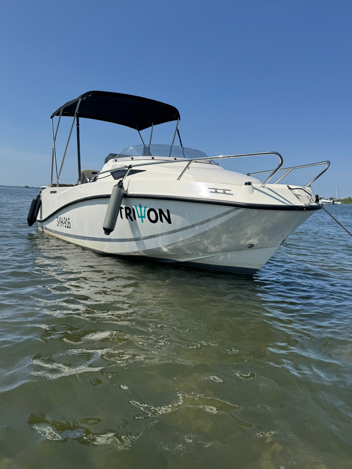 QuickSilver 505 cabin, Ophalen, 60 pk, Kunststof, Zo goed als nieuw