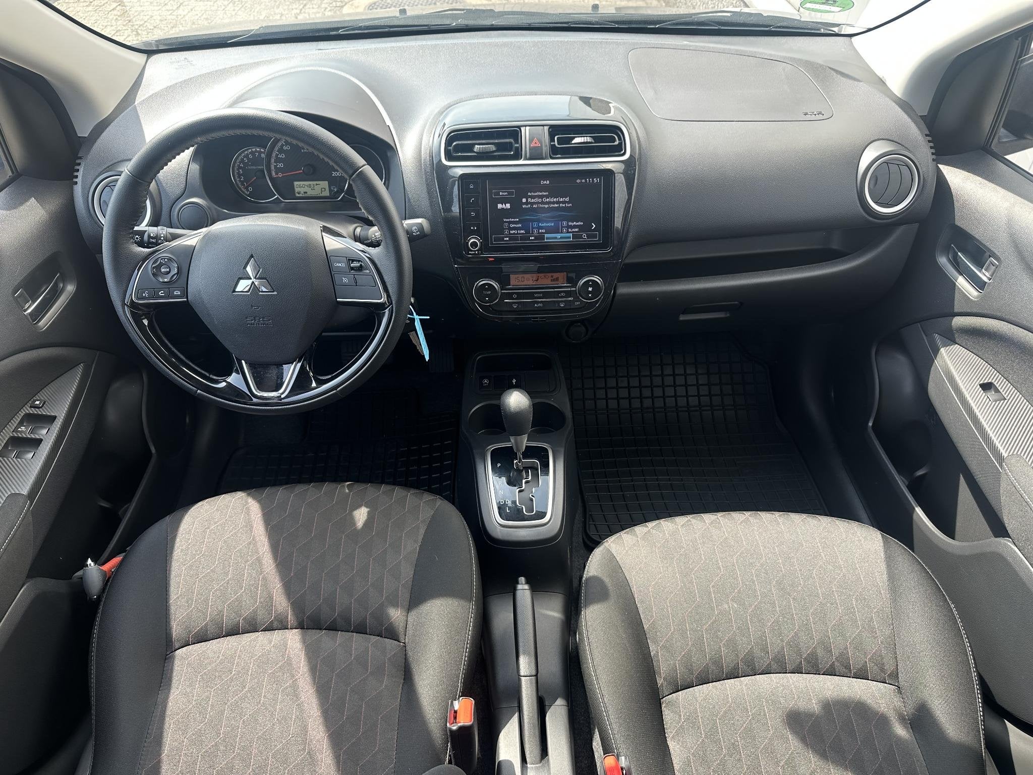 Mitsubishi Space Star 1.2 Dynamic / Automaat / Airco / Achte, Stof, Gebruikt, Start-stop-systeem, Origineel Nederlands