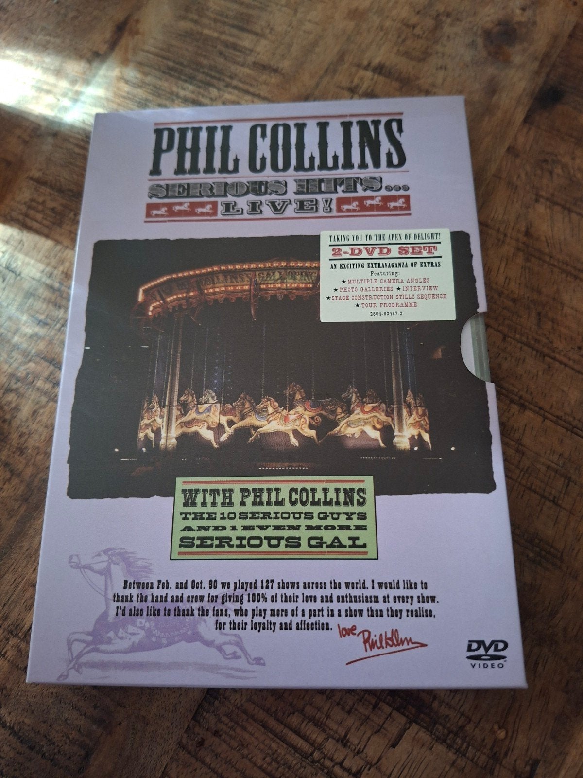 Phil Colllins live 2 dvd set, Cd's en Dvd's, Alle leeftijden, Ophalen of Verzenden, Zo goed als nieuw, Muziek en Concerten
