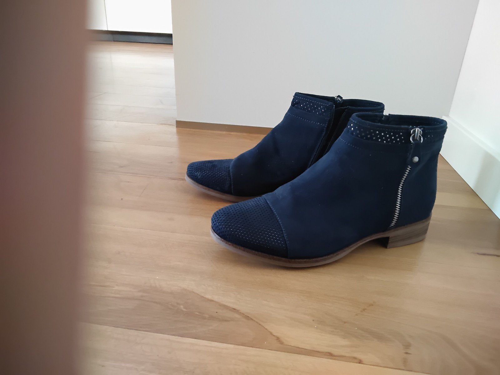 blauwe korte laarsjes zgan maat 41. (graceland), Kleding | Dames, Schoenen, Ophalen, Zo goed als nieuw, Blauw