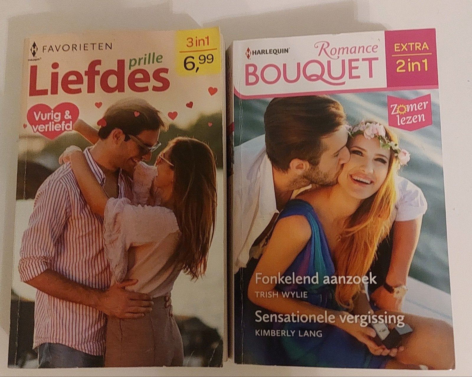 Harlequin Bouquet en Favorieten Liefdes boeken, Ophalen of Verzenden
