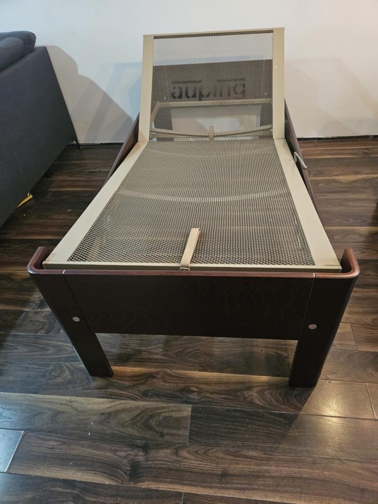 AUPING 1PERSBED( 62 CM HOOG)90 X 200 CM+AUPING VERSTEL.SPIRA, Ophalen, Verstelbaar, 90 cm, Eenpersoons