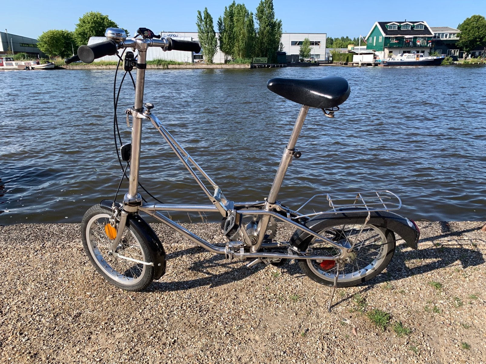 Dahon vouwfiets rvs, Fietsen en Brommers, Fietsen | Vouwfietsen, Versnellingen, Ophalen of Verzenden, Zo goed als nieuw, Dahon