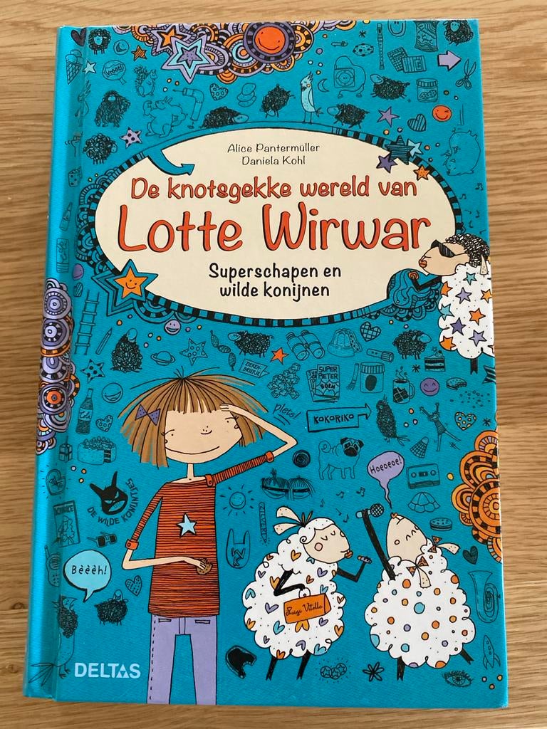 De knotsgekke wereld van Lotte Wirwar - Superschapen, Boeken, Ophalen of Verzenden, Zo goed als nieuw, Fictie algemeen