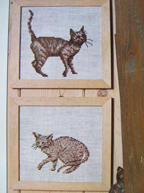 Borduurpatroon  2 Poesjes   nr  1980, Verzenden, Nieuw, Handborduren, Patroon