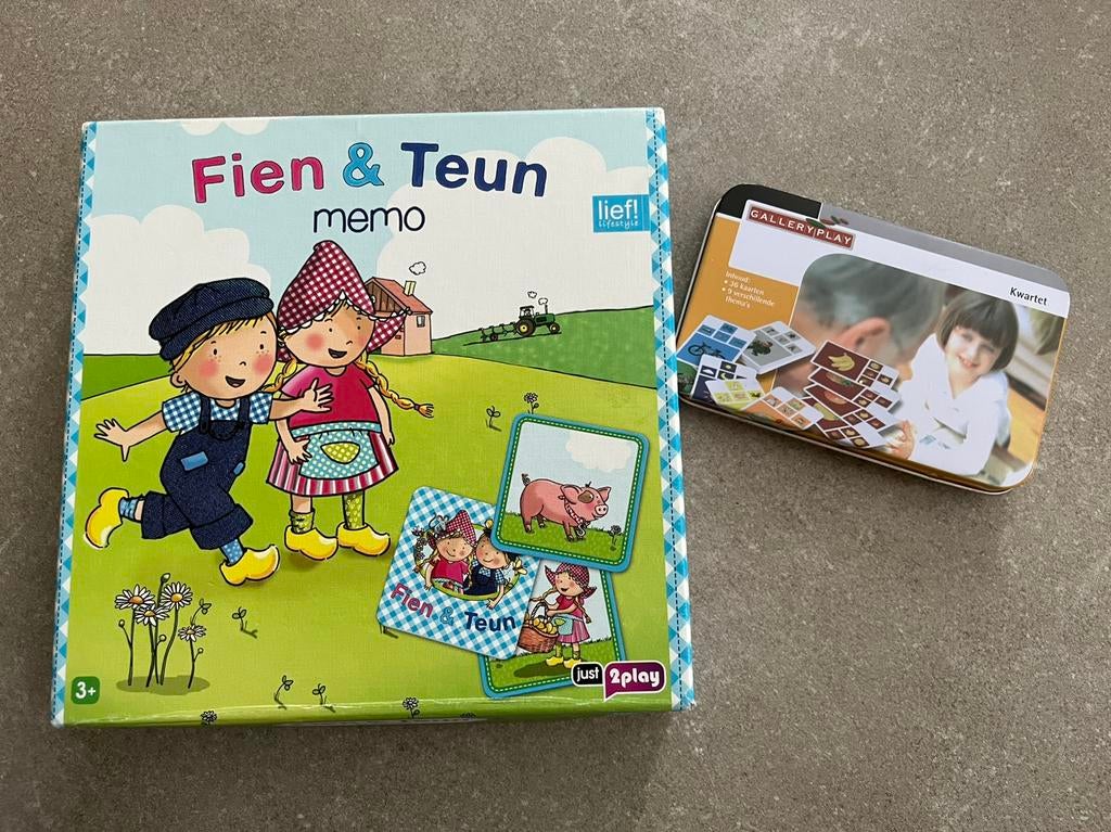 Kwartet Fien en Teun en memo., Ophalen of Verzenden, Gebruikt