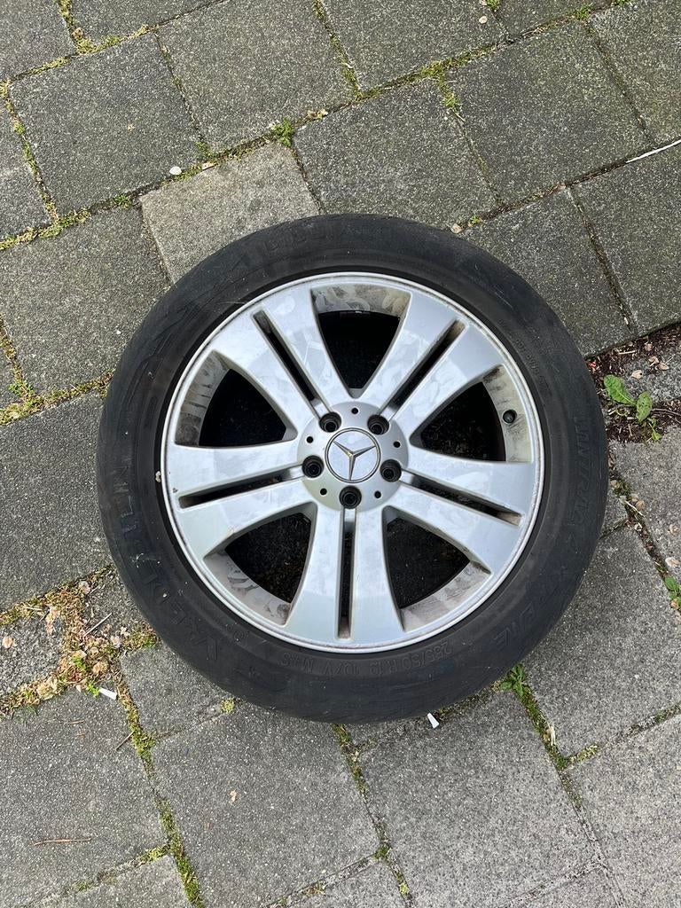 4 originele Mercedes ML 500 banden met velg, Ophalen of Verzenden, Band(en)