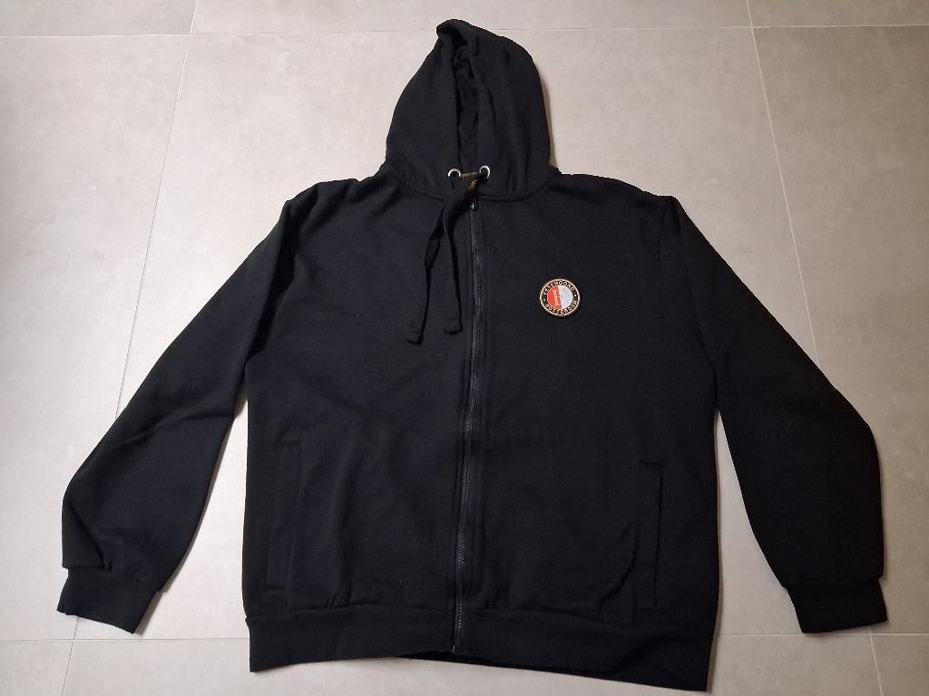 Zwart vest Feyenoord - maat L, Kleding | Dames, Zwart, Maat 42/44 (L), Ophalen of Verzenden, Feyenoord