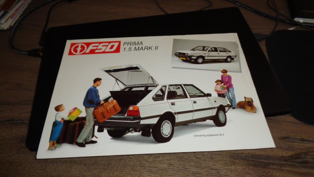 Folder  FSO  PRIMA 1.5  MARK  II, Verzenden, Gelezen, Overige merken