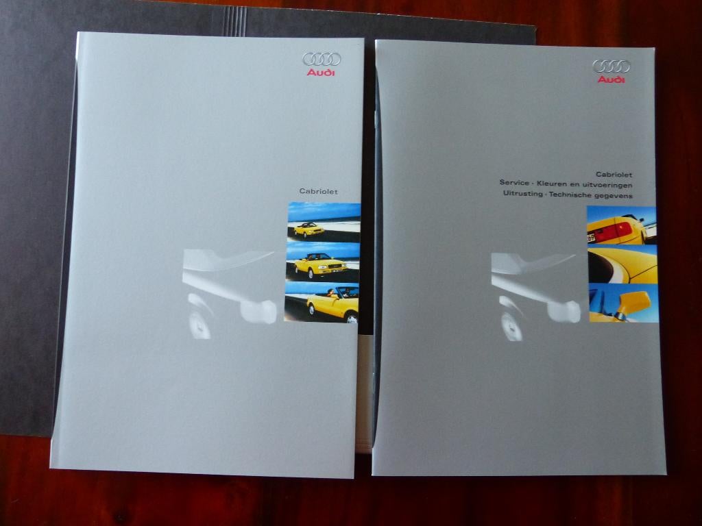 Audi Cabriolet 1997 brochure set, Verzenden, Zo goed als nieuw, Audi