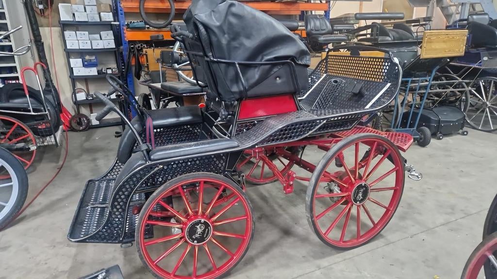 Diverse enkel en tweespanwagens, Dieren en Toebehoren, Rijtuigen en Koetsen, Gebruikt, Paard of Pony