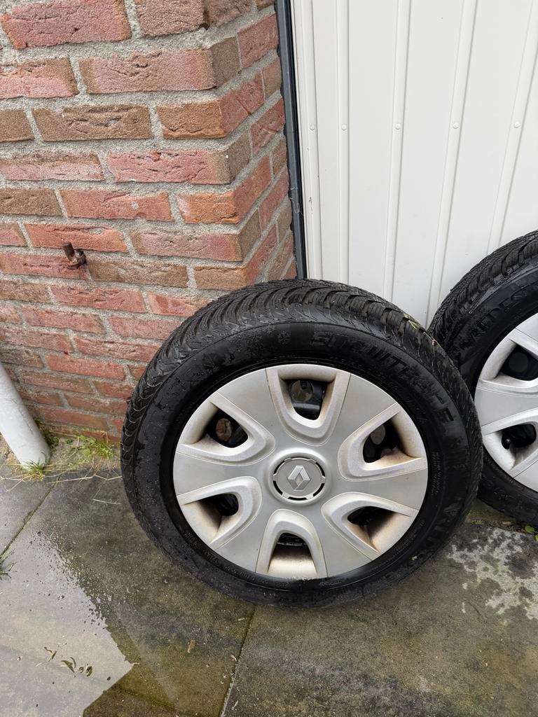 Vredestein Winterbanden 185/65 R15 met stalen velgen, Auto-onderdelen, Banden en Velgen, Ophalen, Gebruikt, 15 inch, Band(en)