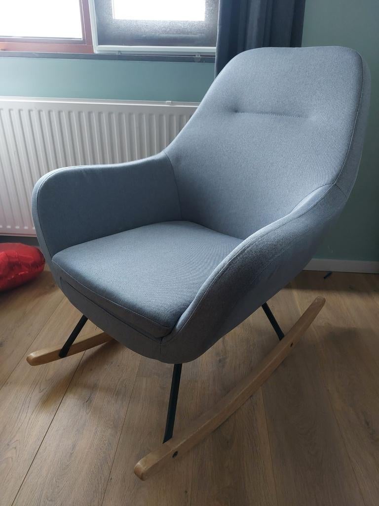 Schommelstoel, Huis en Inrichting, Fauteuils, Ophalen, Gebruikt, Stof