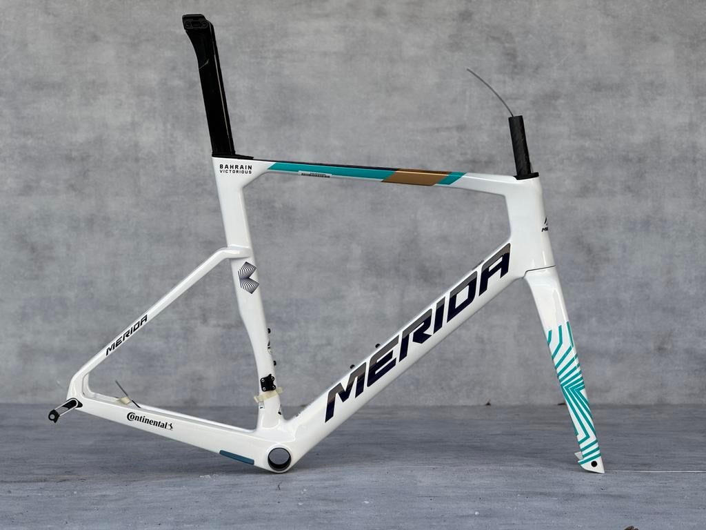 Merida Reacto framesetS CF5 NIEUW TEAM BAHREIN XXS, Fietsen en Brommers, Fietsen | Racefietsen, Nieuw, Overige merken, Meer dan 20 versnellingen