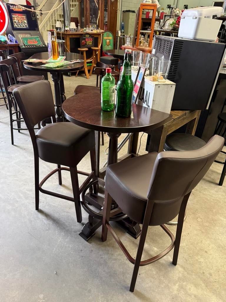 Halfronde statafel 70x50 pokertafel hangtafel bar tafel, Ophalen of Verzenden, Nieuw