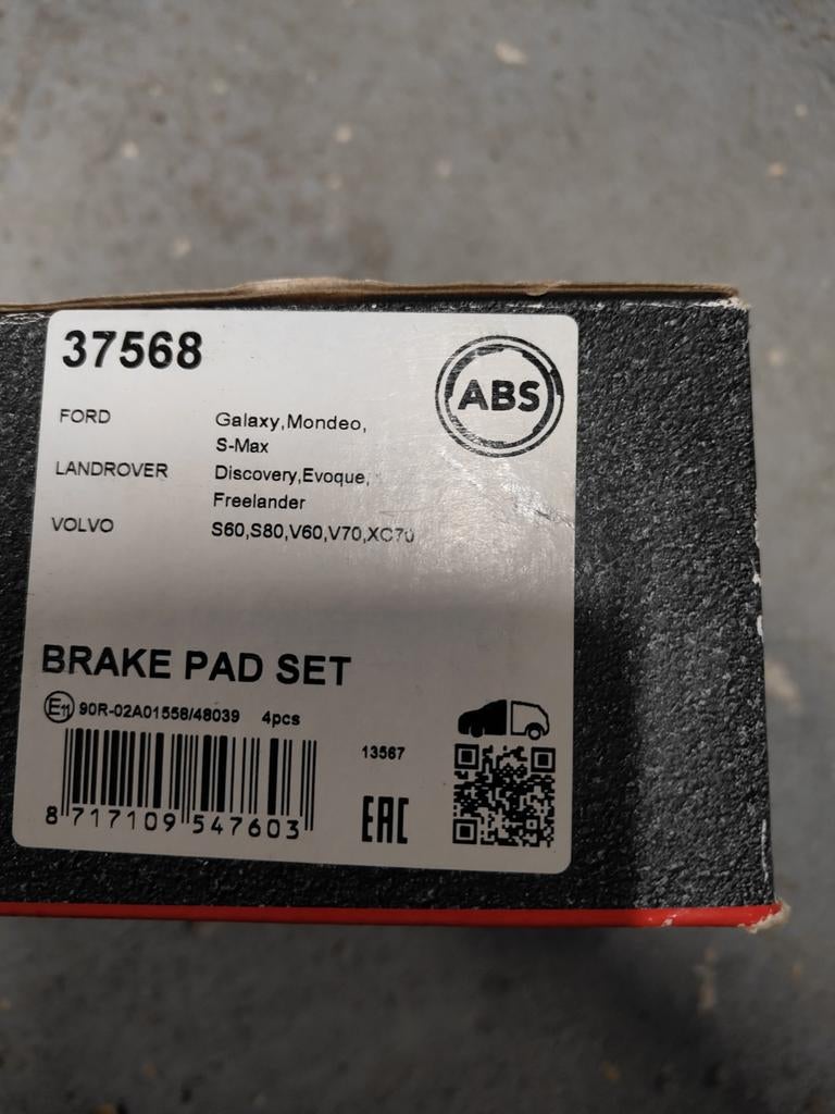 ABS Remblokken Set - Ford, Land Rover, Volvo, Ophalen of Verzenden, Nieuw, Land Rover