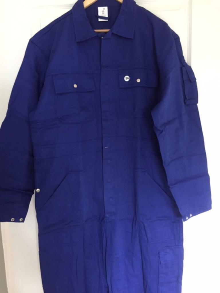 Kobaltbl.Overalls met drukknopen en kniezakken laatste maten, 4614RR 76, Overall, Nieuw, Ophalen of Verzenden