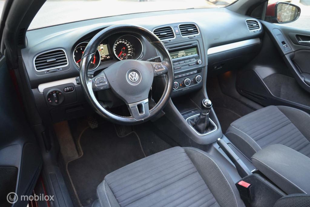 Volkswagen Golf Cabrio 1.2 TSI BlueMotion|CUP|Stoelverw|PDC, Auto's, Volkswagen, Voorwielaandrijving, Stof, Gebruikt, Zwart