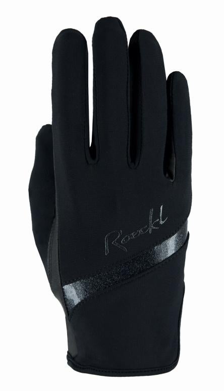 Roeckl Lorraine Handschoenen Zwart, 6, 6.5, 7, 7.5, 8, 8.5, Dieren en Toebehoren, Paardrijkleding, Nieuw, Dames, Heren, Kinderen