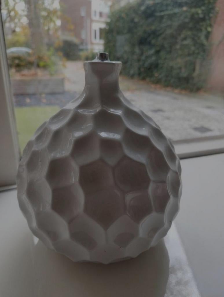 Riverdale olielamp - Sfeervolle verlichting, Wit, Aardewerk of Porselein, Ophalen of Verzenden, Zo goed als nieuw
