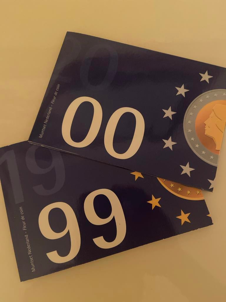 Munten Nederland 1999 & 2000 - UNC, Ophalen of Verzenden, Koningin Beatrix, Euro's, Setje