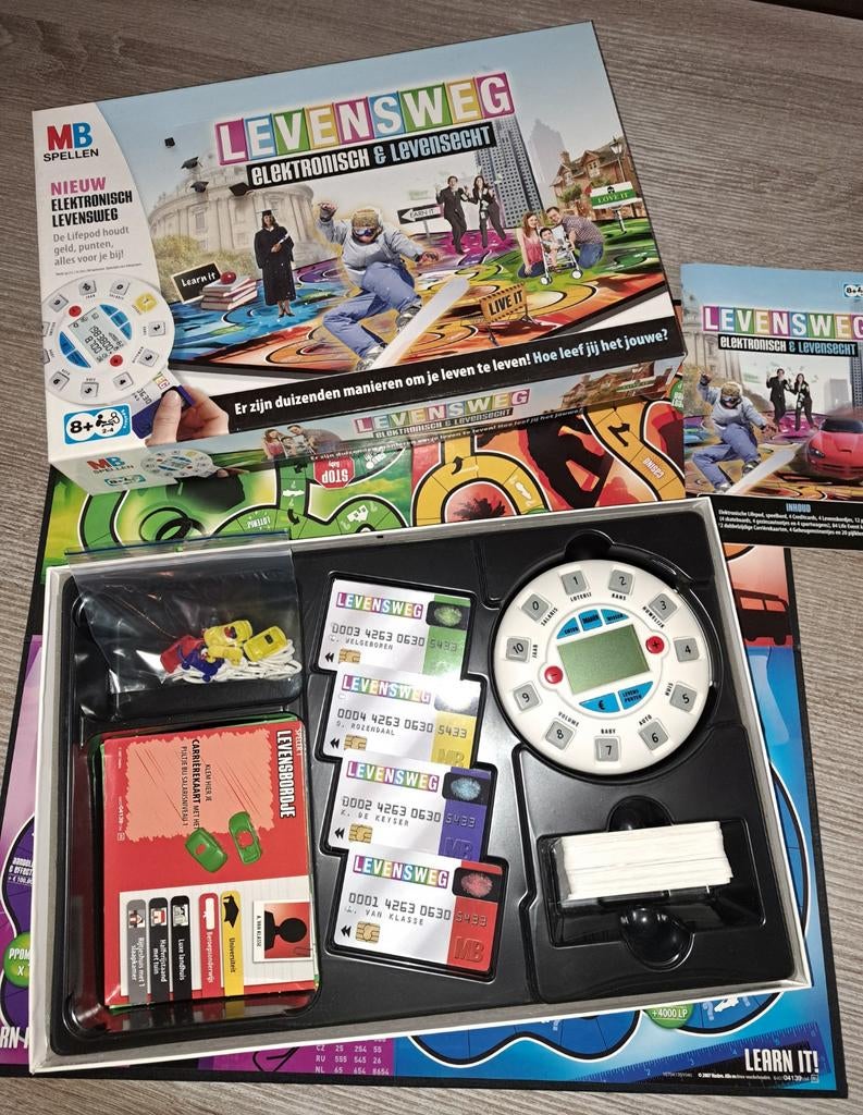 Levensweg Elektronisch & levensecht, Hobby en Vrije tijd, Gezelschapsspellen | Bordspellen, Vijf spelers of meer, Ophalen of Verzenden