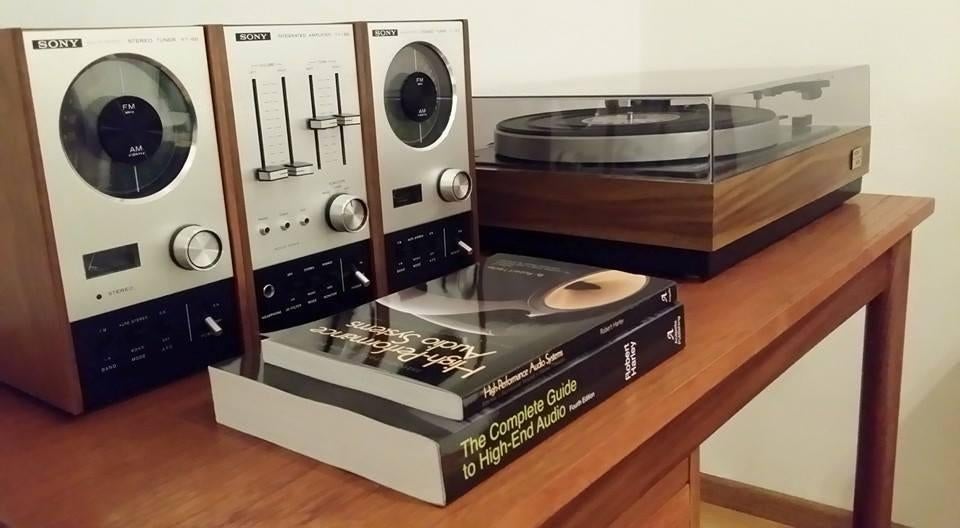 Vintage Sony SQ 100 Versterker & Tuner Set, Gebruikt, Ophalen of Verzenden, Sony, Minder dan 60 watt