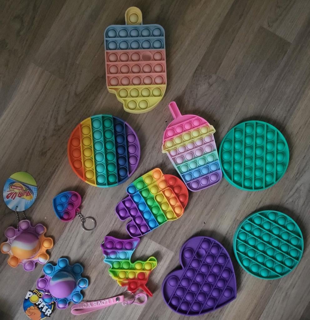 Verzameling pop it fidget toys, Ophalen of Verzenden, Zo goed als nieuw, Overige typen