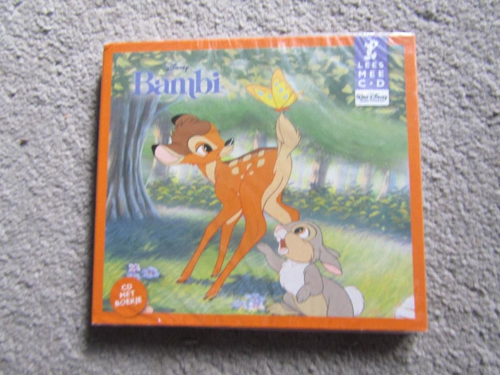 CD+boekje: Bambi GESEALD, Ophalen of Verzenden, Nieuw in verpakking, Verhaal of Sprookje