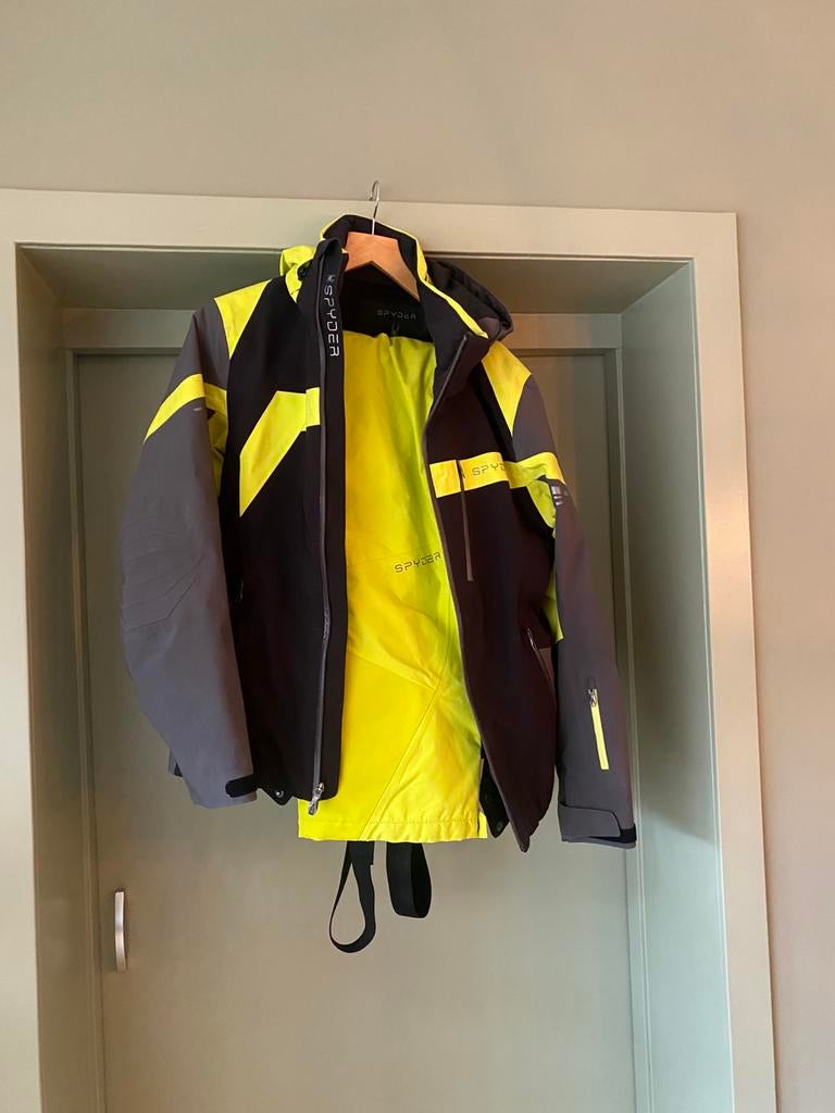 SPYDER SKI JAS (S)+ BROEK MAAT M/ 140 Broek, Ophalen of Verzenden, Zo goed als nieuw, Jongen of Meisje, Broek
