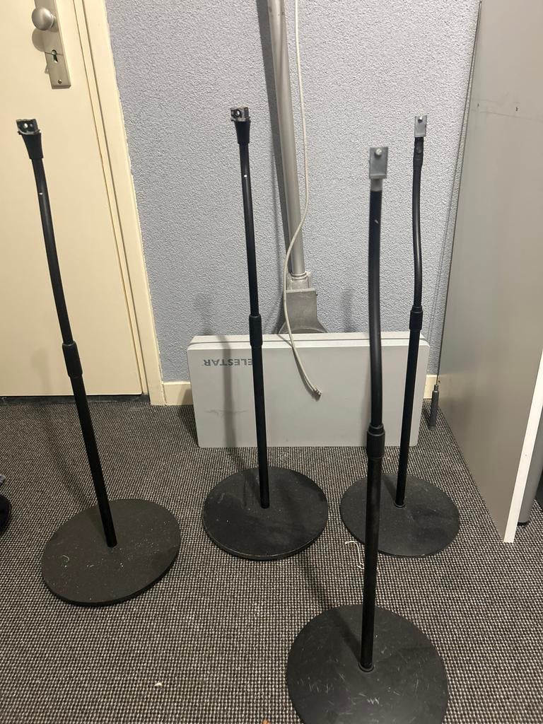 4 Luidspreker standaarden - Verstelbaar, Audio, Tv en Foto, Luidsprekers, Gebruikt, Front, Rear of Stereo speakers, Minder dan 60 watt